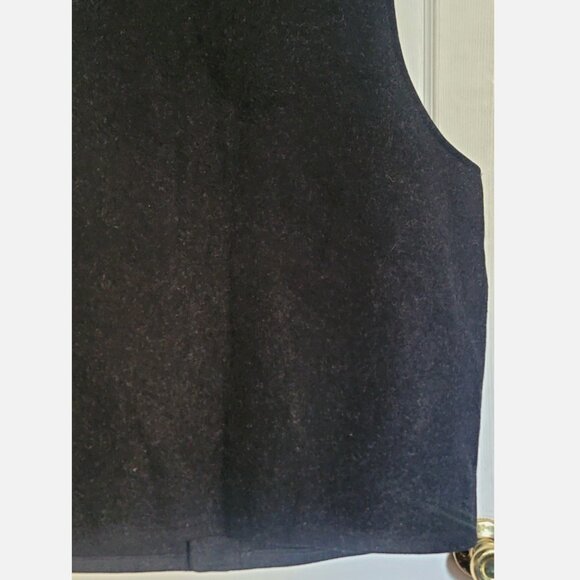 VTG Filson USA Cruiser Vest Mackinaw Wool Men 46 Charcoal Gray Black Style 20 XL - Picture 13 of 13